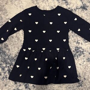 Gap Charming Navy Heart Kids Dress